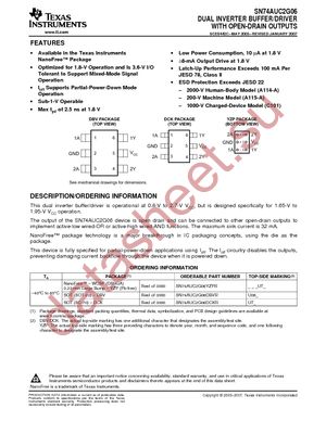 SN74AUC2G06DCKRE4 datasheet  